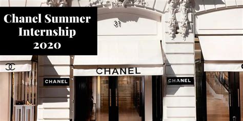 chanel summer internship 2021|Chanel internship uk.